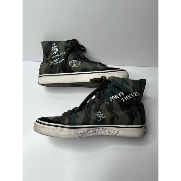 Polo Ralph Lauren Solomon Embroidered Camouflage Sneakers Men Size 7.5 D main image 11
